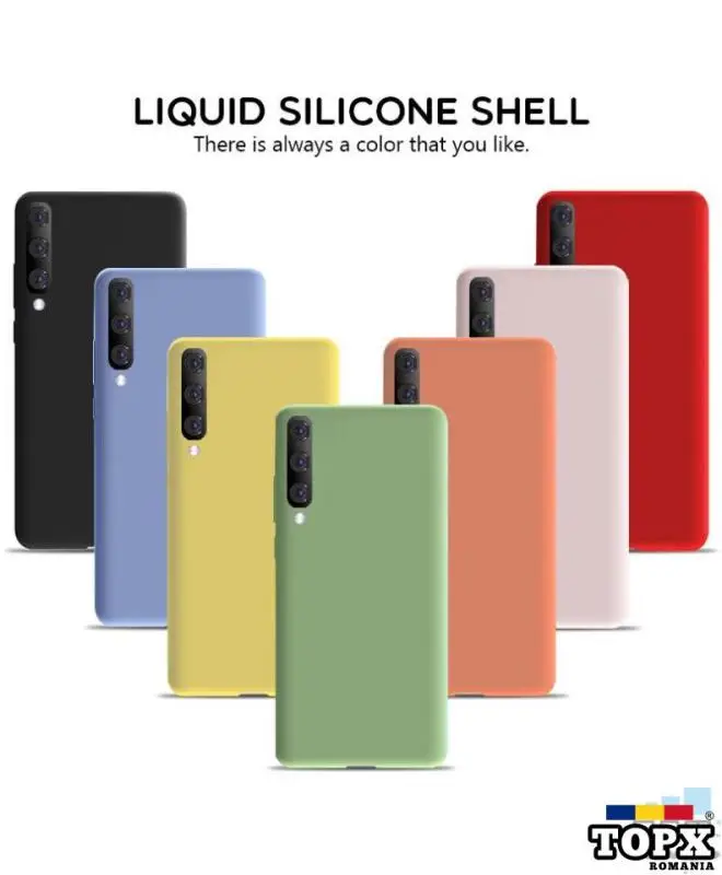 Husa Silicone Case Samsung Galaxy Note 10 Lite, A81 Neagra