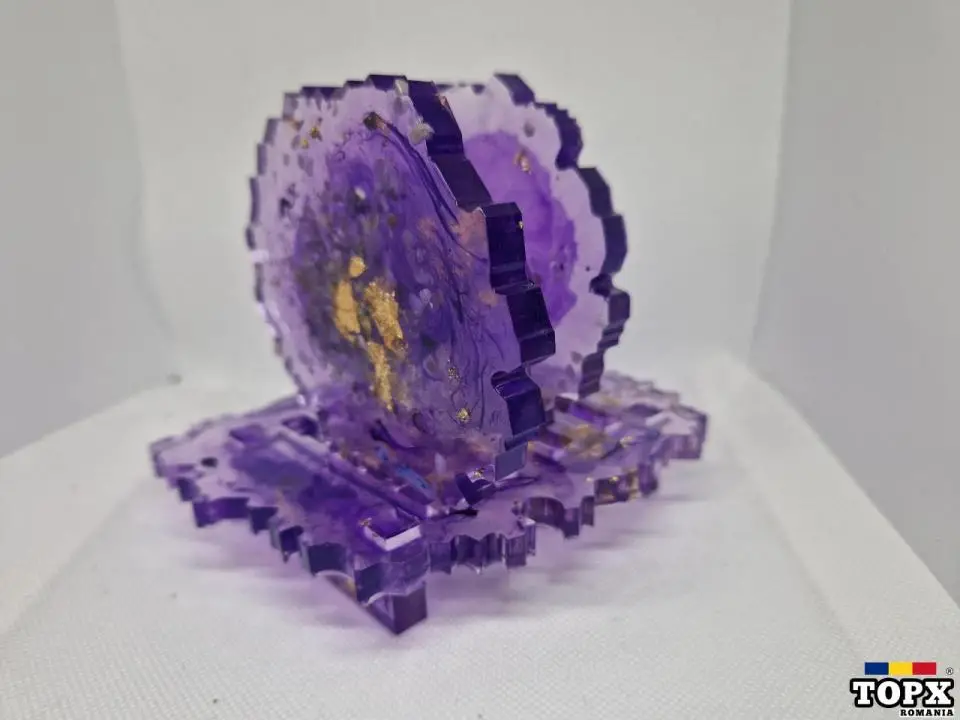 Set 2 suport pahar din rasina expodica