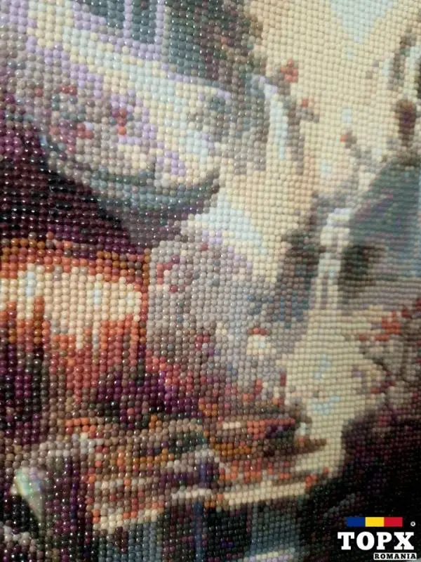 Pictura cu diamante rotunde 5D cub Cascada