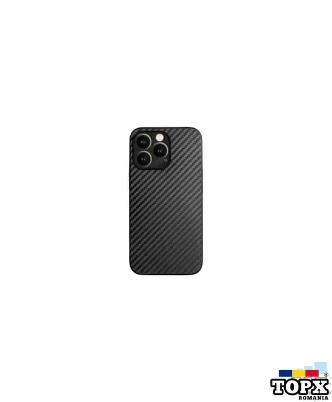 Husa Carbon Fiber iPhone 16 Plus Neagra