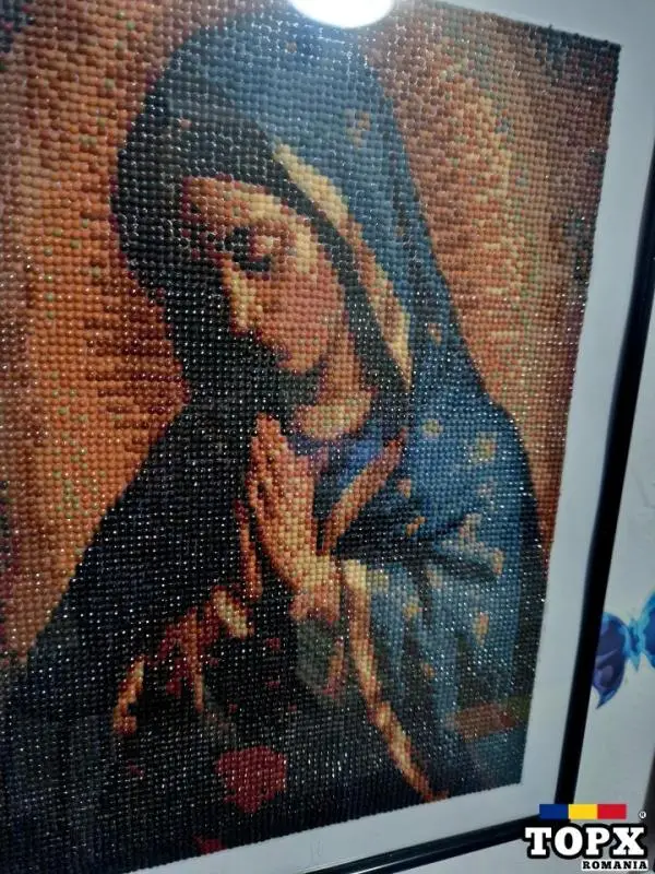 Pictura cu diamante rotunde 5D cub Feciara Maria - 2