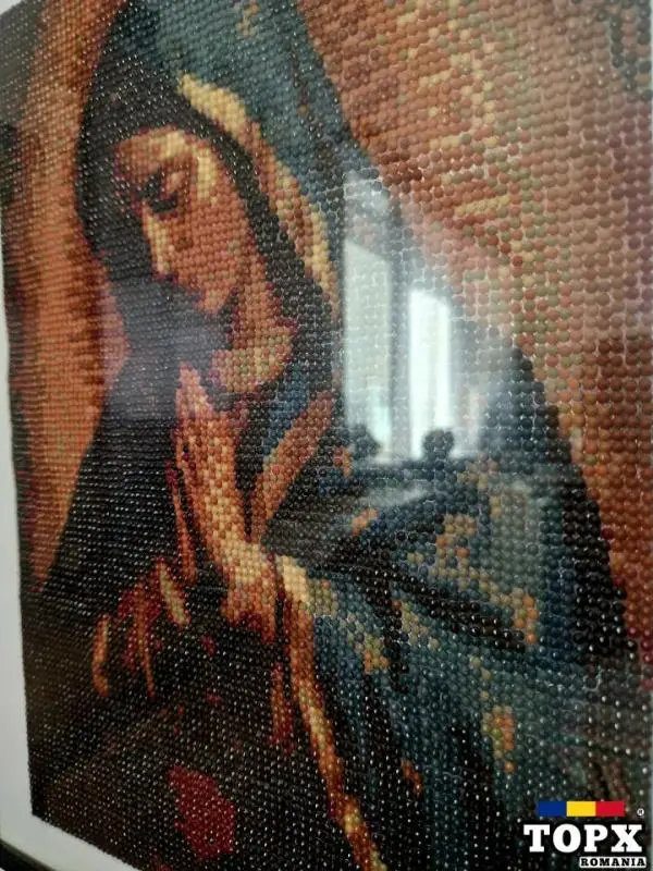 Pictura cu diamante rotunde 5D cub Feciara Maria - 3