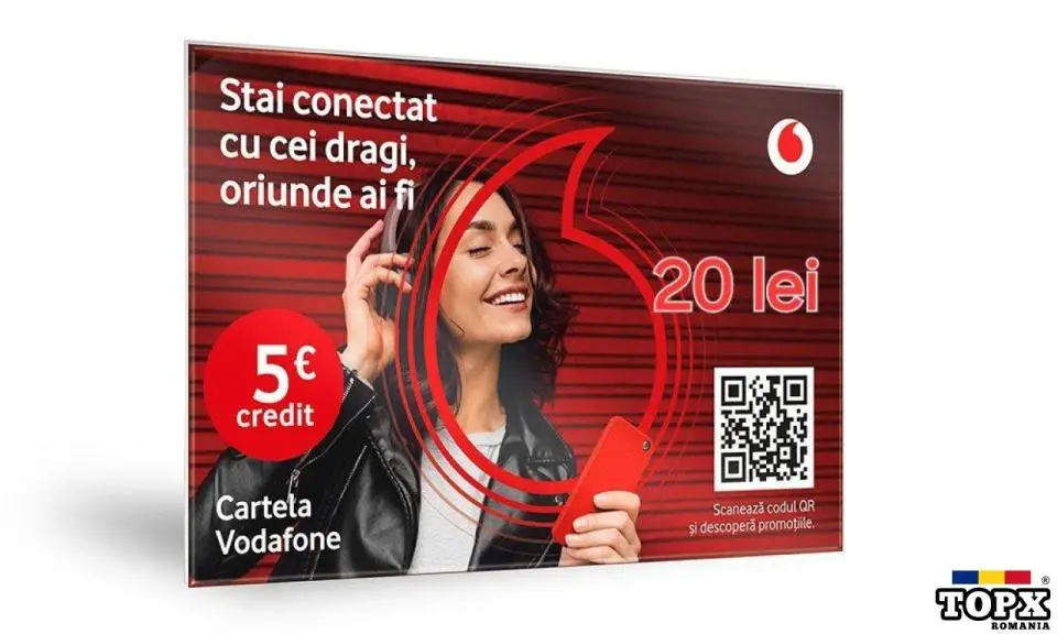 Cartele Vodafone 5 euro credit