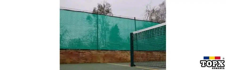 Protectie teren tenis de camp Huck, antivant,  12x2 m