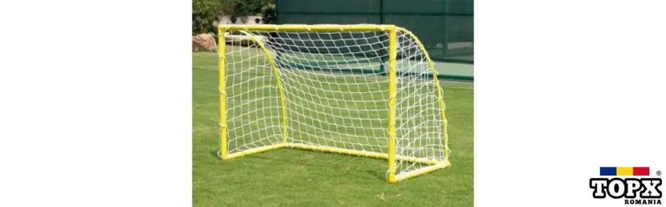 Poarta fotbal PVC, cu plasa, pentru copii