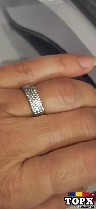 Inel aur alb - 2