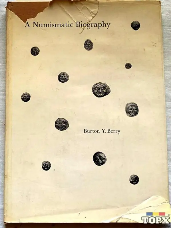 Carte de numismaticA, Burton Y. Berri, Autograf