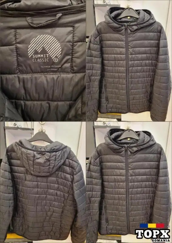 Geacă C&A, mărime XL, culoare negru.