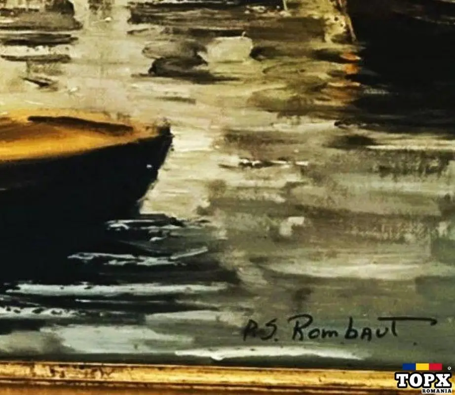 Tablou in ulei pe panza semnat P.S.Rombaut
