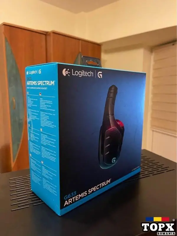 Casti Gaming Logitech G633 RGB Artemis Spectrum NOI
