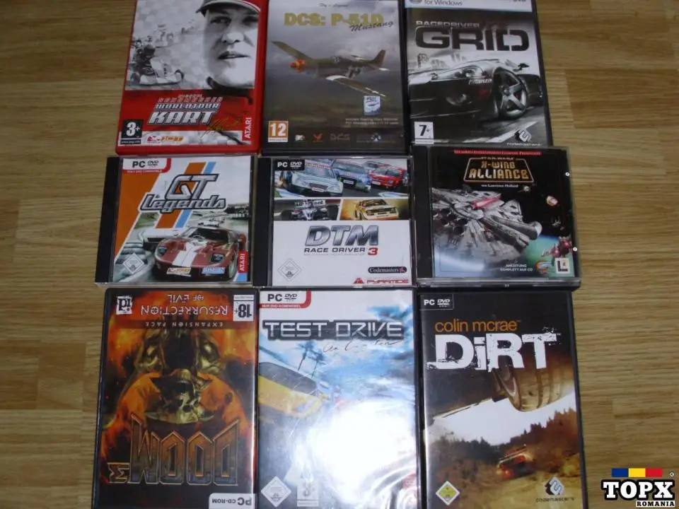 Jocuri PC Originale, Doom 3, Grid, Dirt