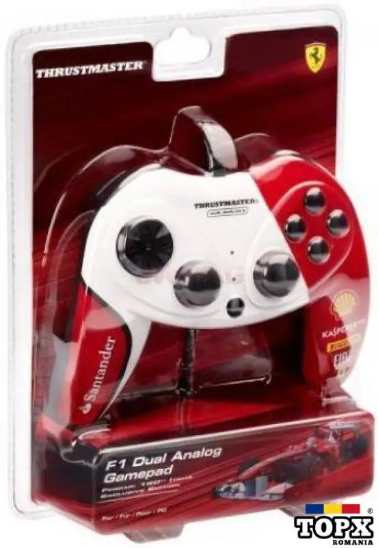 Gamepad Thrustmaster F1 Dual Analog Ferrari, nou