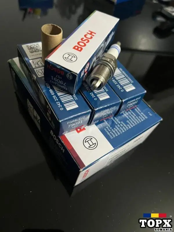 Set 4 bujii Bosch 0 242 229 699 ALFA ROMEO  CHEVROLET  FIAT  OPEL  SAAB  SUZUKI 1.4 1.6 benzina