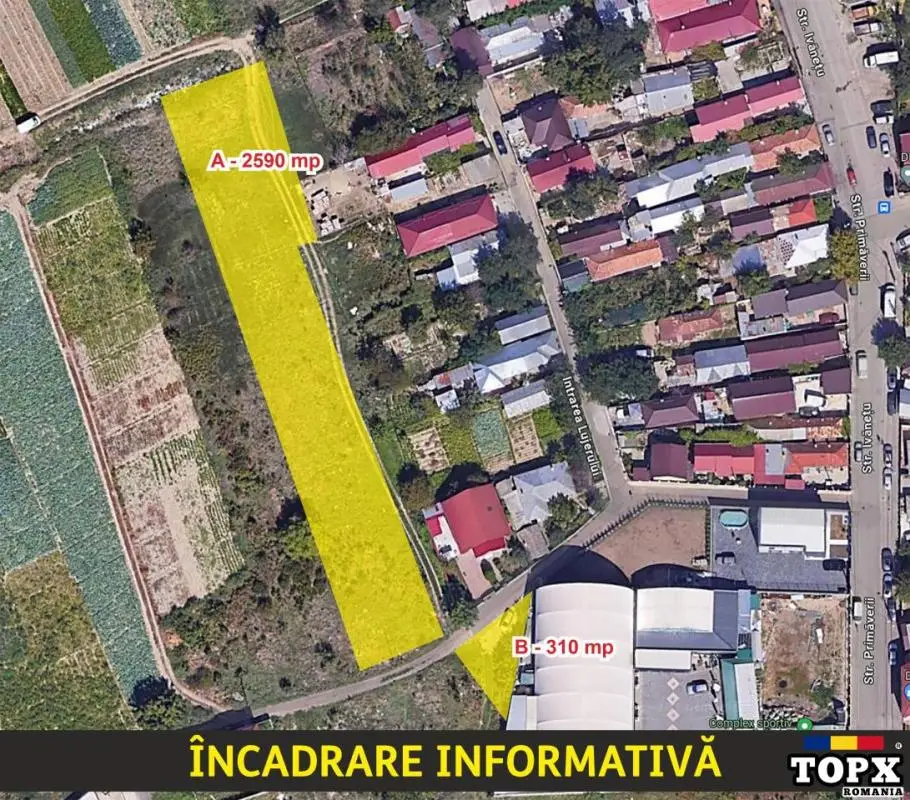 Teren intravilan 2900 mp - CARTE FUNCIARA