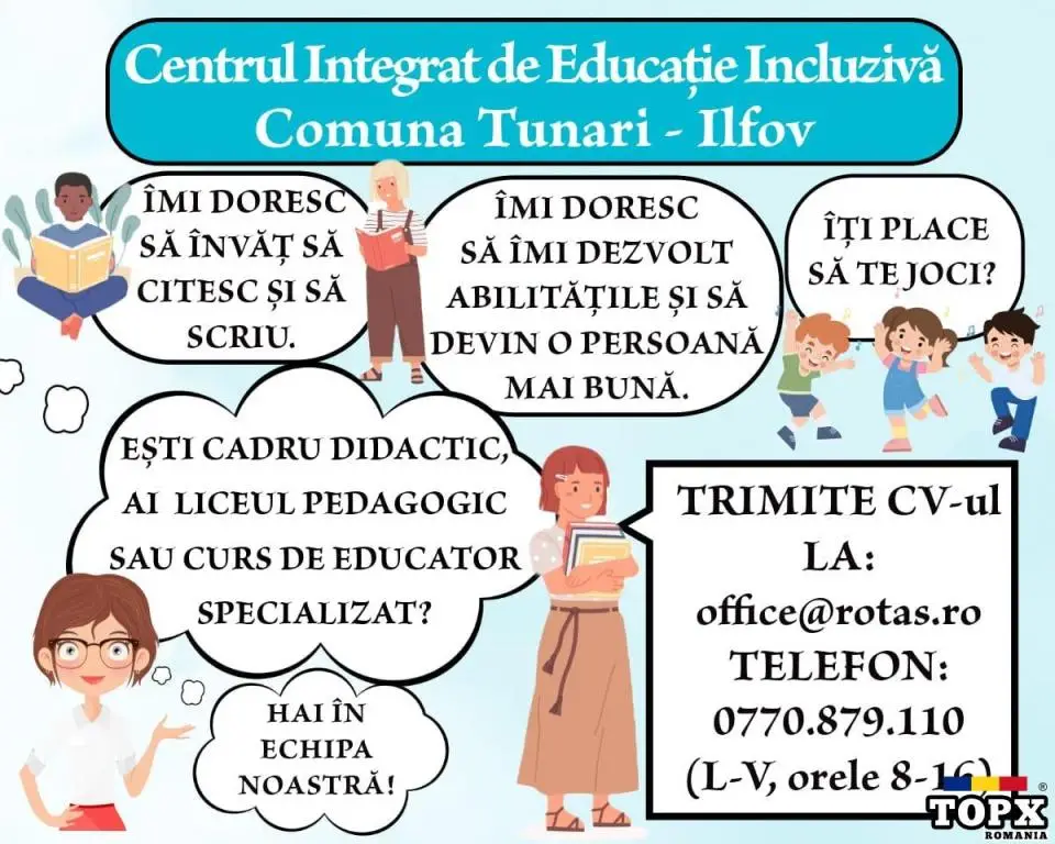 Angajam personal activități educaționale
