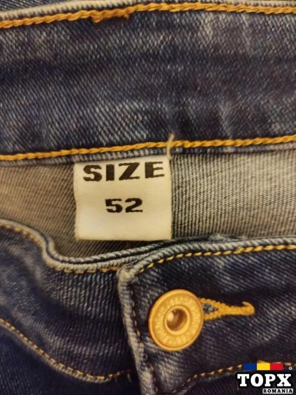 Blugi albaștri evazati - 4