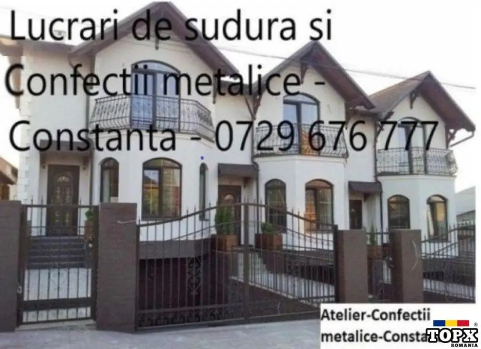 Atelier - Confecții metalice și lucrari de sudură