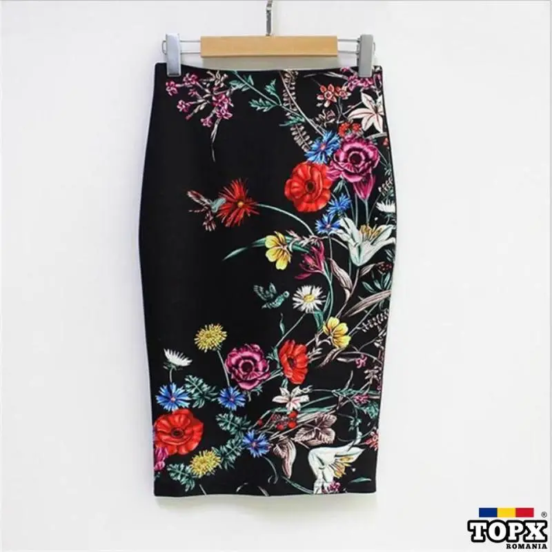 Fuste elegante florale