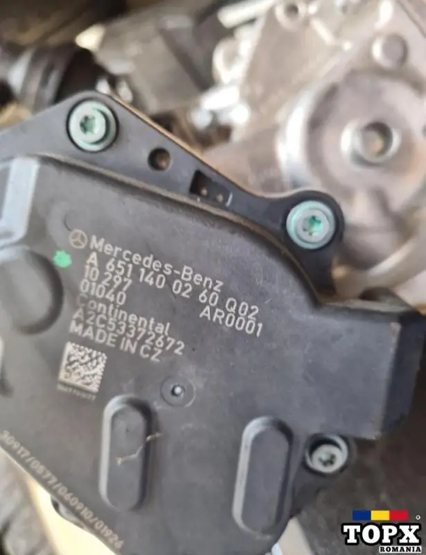 Vand valvă EGR mercedes c-ckass 220 2,2cdi euro 5  racitor gaze gratis in