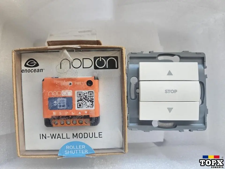 automatizare wifi  rolete obloane  enocean nodon sin-2-rs-01 si intrerupator