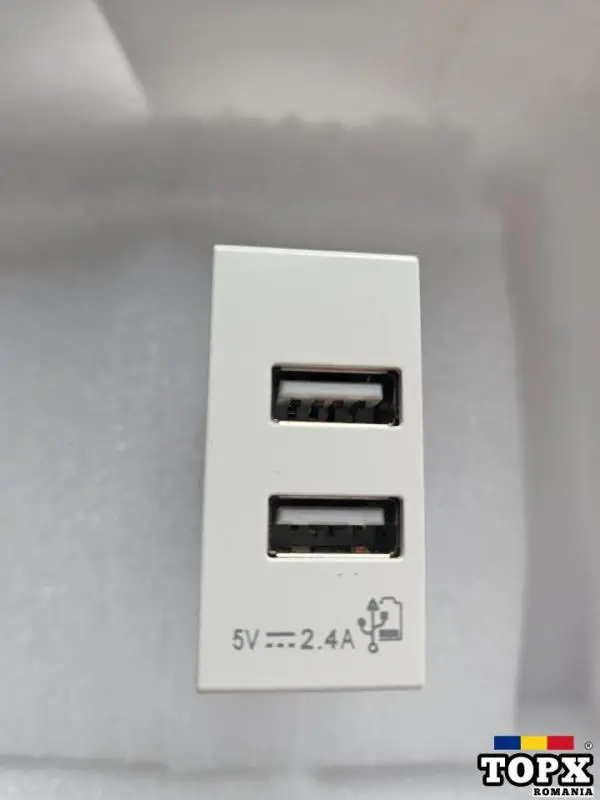 Priza USB  2.4A 5V Vimar Plana