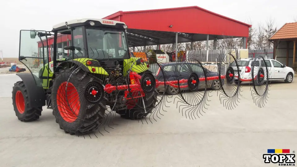 Greblă de adunat fân cu 5 rotoare - 3