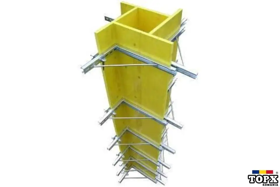 Cravate reglabile pentru stalpi 15/45 cm, coltare zincate stalp