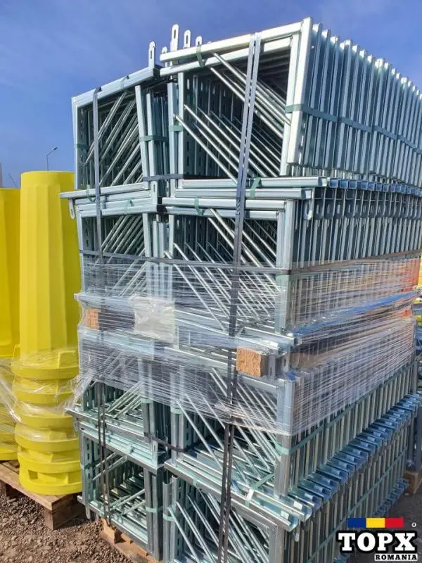 Cravate reglabile pentru stalpi 15/45 cm, coltare zincate stalp - 3