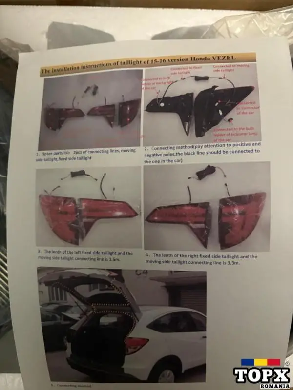 Faruri/ Stopuri  lead Honda HRV 2016/2018