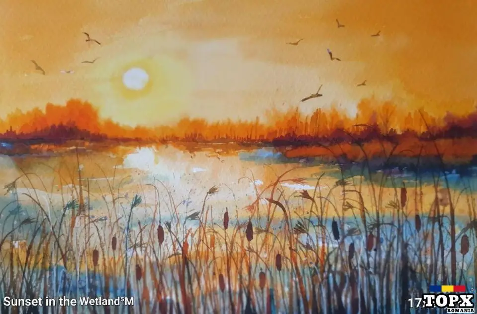 Picturi mici cu peisaje