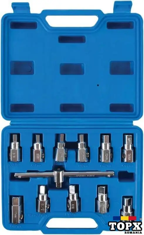 SILVERLINE set chei universale pt suruburi scurgere ulei auto ,sigilat - 2