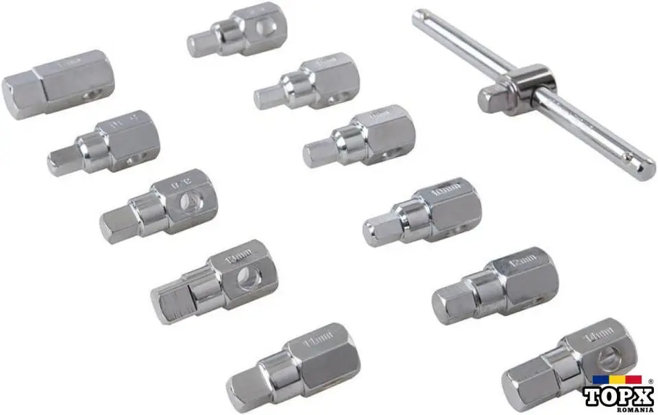 SILVERLINE set chei universale pt suruburi scurgere ulei auto ,sigilat - 3