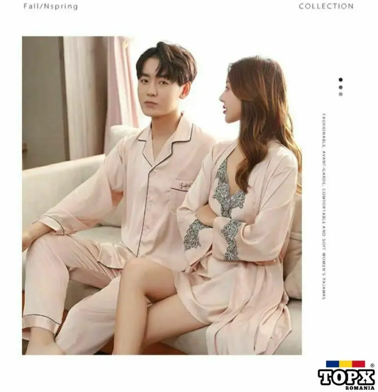 Pijamale satin adulti