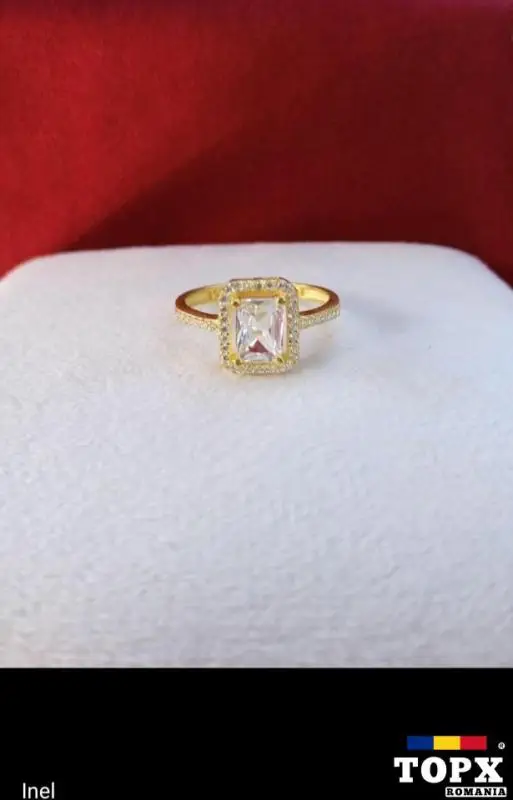 Inele argint placat cu aur 14k