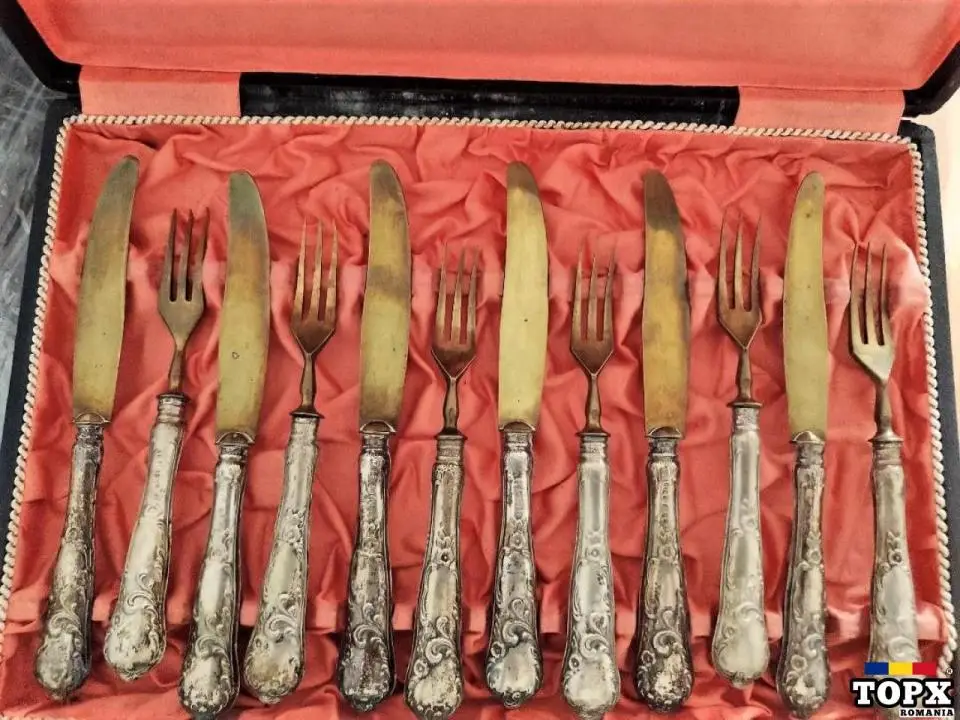 Serviciu aperitiv/desert Sec.XIX/XX,