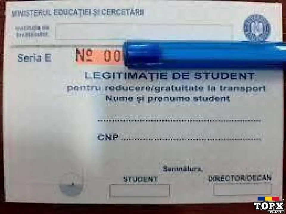 Pierdut legitimatie si carnet student