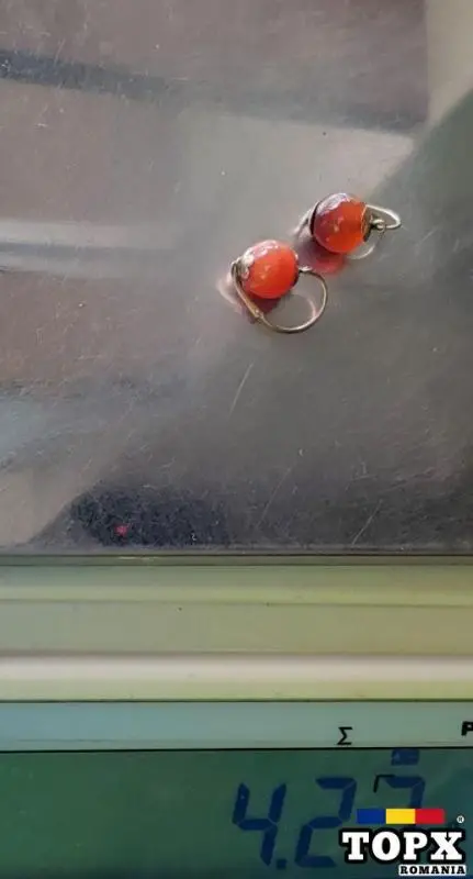 Cercei din Aur de 18K cu Carneol – Eleganță și Calitate Desăvârșită - 6