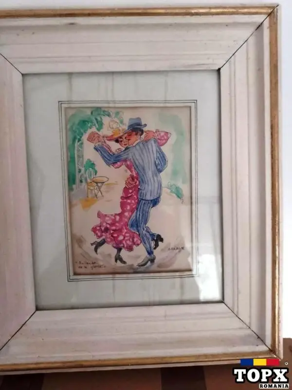 Tablou "Bailando en la glorieta" .