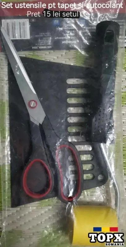 Role tapet hartie set ustensile racleta foarfeca trafalete - 6