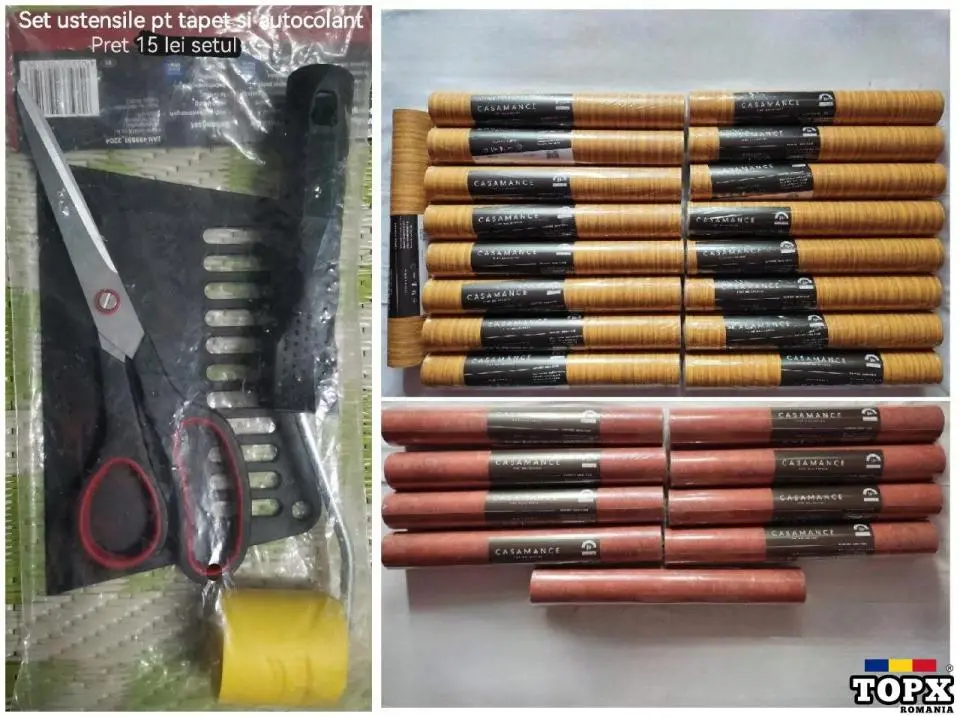 Role tapet hartie set ustensile racleta foarfeca trafalete - 18