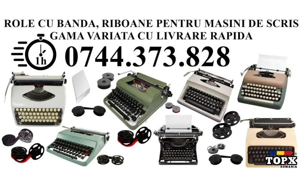 Role Cu Banda Masina De Scris. Ribon Masina Scris