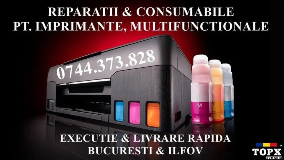 Service imprimante cu rezervoare de cerneala in Vatra Luminoasă , Vatra Nouă