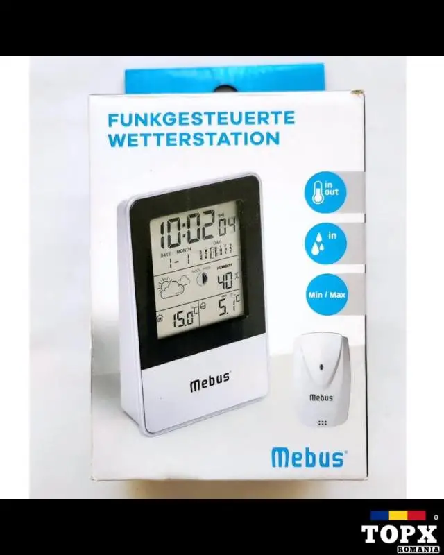 Statie meteo MEBUS cu senzor de temperatura pentru exterior