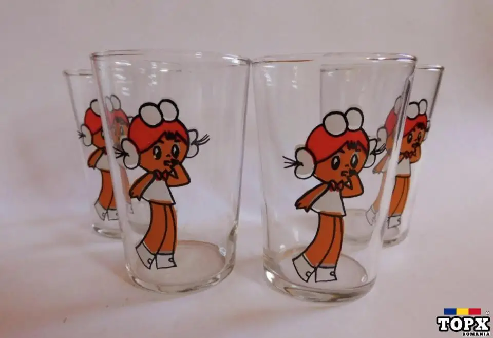 Caut pahare romanesti din sticla cu Mihaela - 2