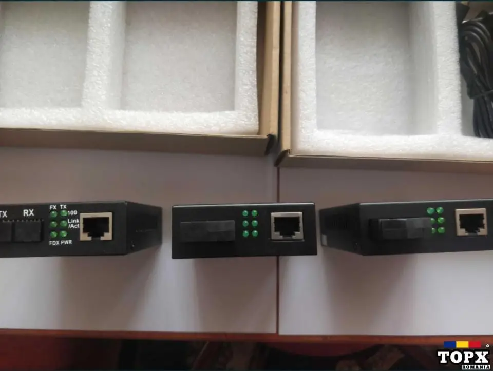 Media Convertor Fibra Optica 155Mbps XTR101-Tx1310/ Rx1550nm-25KM WDM