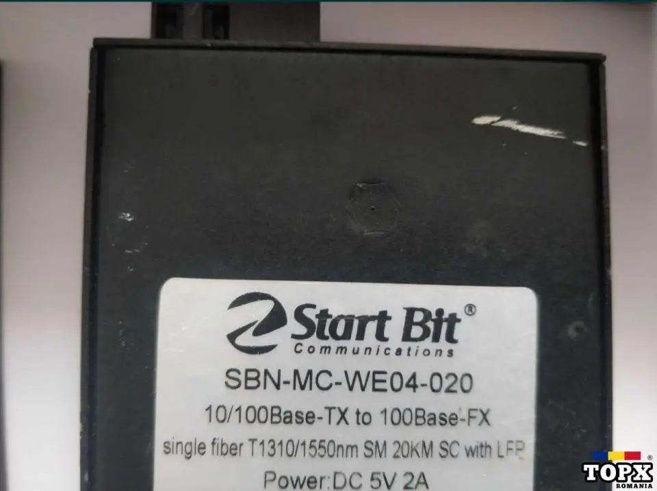 Media Convertor Fibra Optica 155Mbps XTR101-Tx1310/ Rx1550nm-25KM WDM - 6