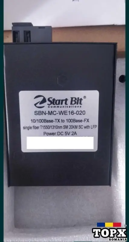 Media Convertor Fibra Optica 155Mbps XTR101-Tx1310/ Rx1550nm-25KM WDM - 7