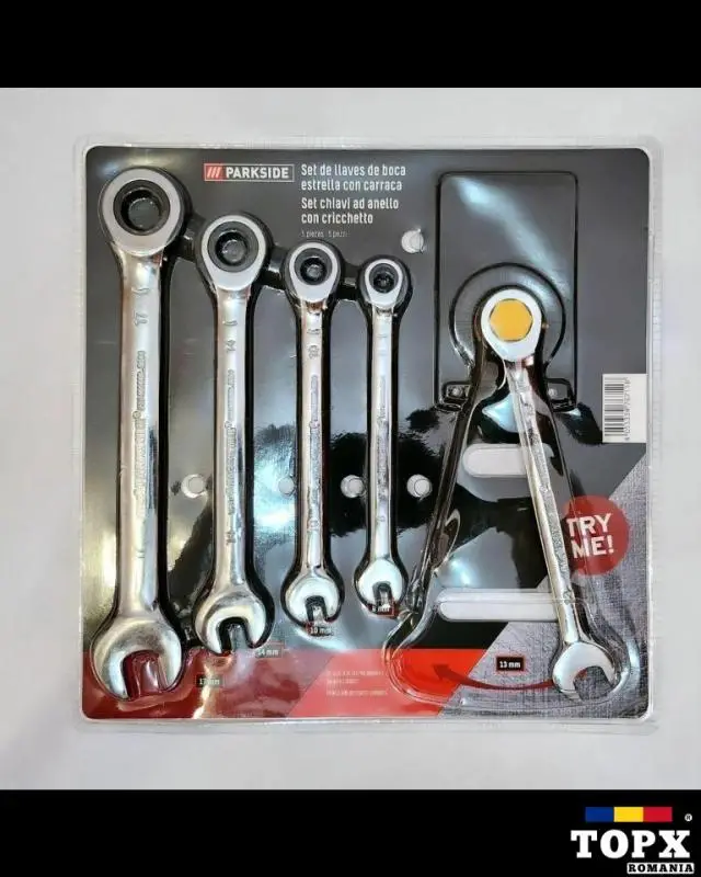 Set 5 chei fixe inelare cu clichet - SIGILAT - 2