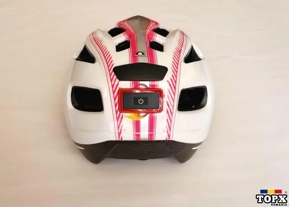 Casca pentru bicicleta Crivit, cu lumina pe spate S/M, 54-59 cm - NOU - 3