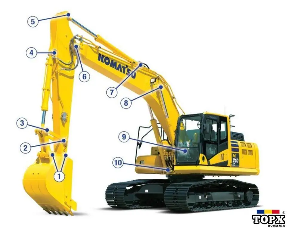 Bucse si bolturi pt Komatsu